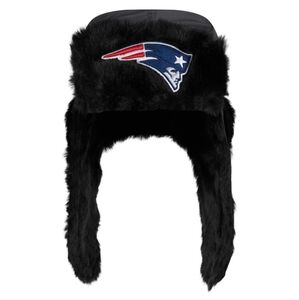 New Era Black Faux Fur Trapper Hat